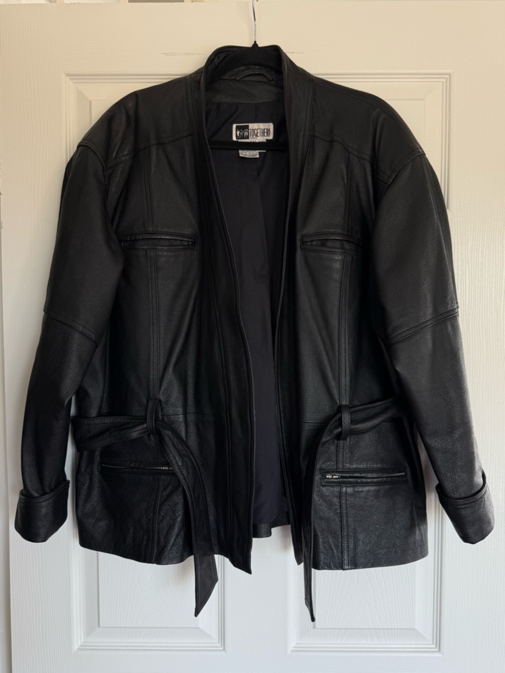 Vintage Leather Jacket (Together Women) Size L-XL